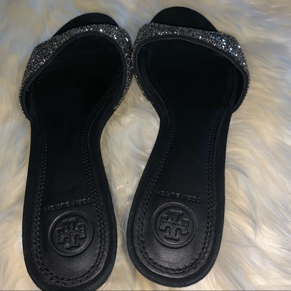 Tory Burch
Elodie Rock Crystal Wedge Slide Sandal - Picture 4 of 7